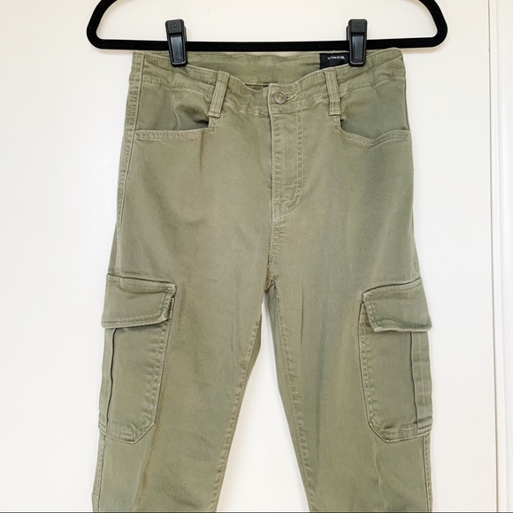 olive green skinny cargo pants